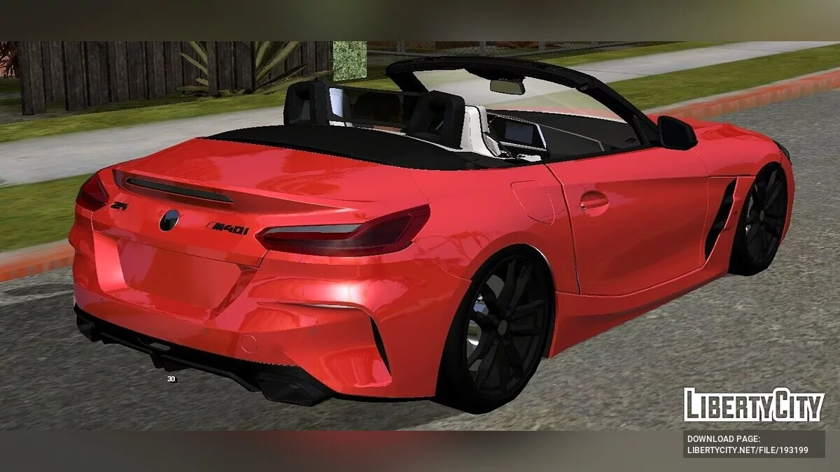 BMW Z4 2019 (только DFF) / GTA San Andreas (iOS, Android)