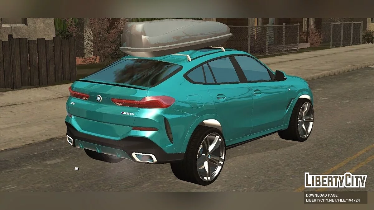 BMW X6 M50i (только DFF) / GTA San Andreas (iOS, Android)