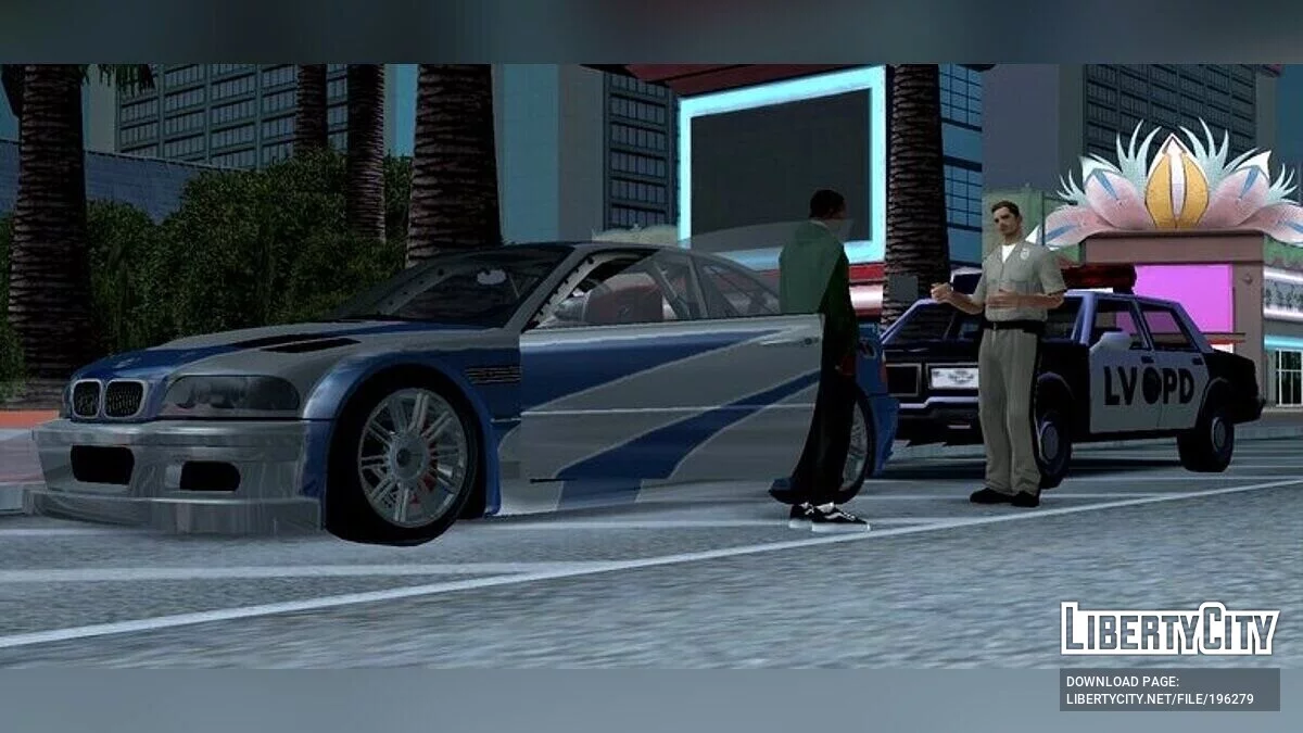 BMW M3 GTR из NFS MW / GTA San Andreas (iOS, Android)
