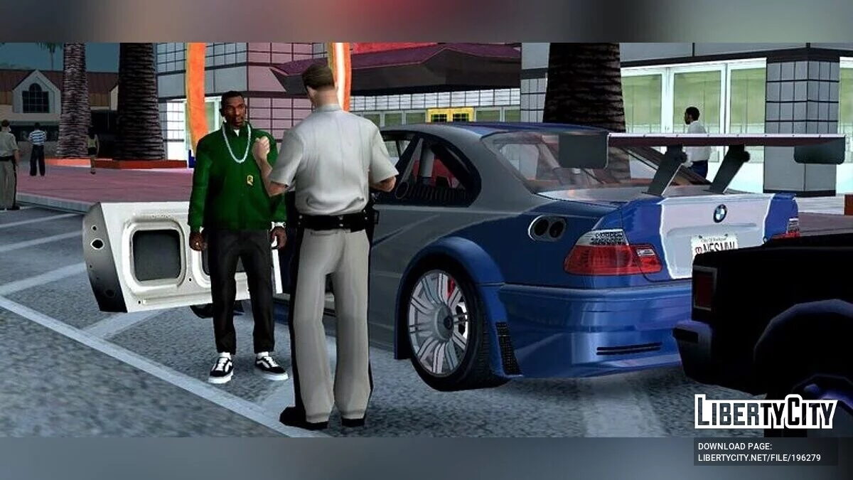 BMW M3 GTR из NFS MW / GTA San Andreas (iOS, Android)