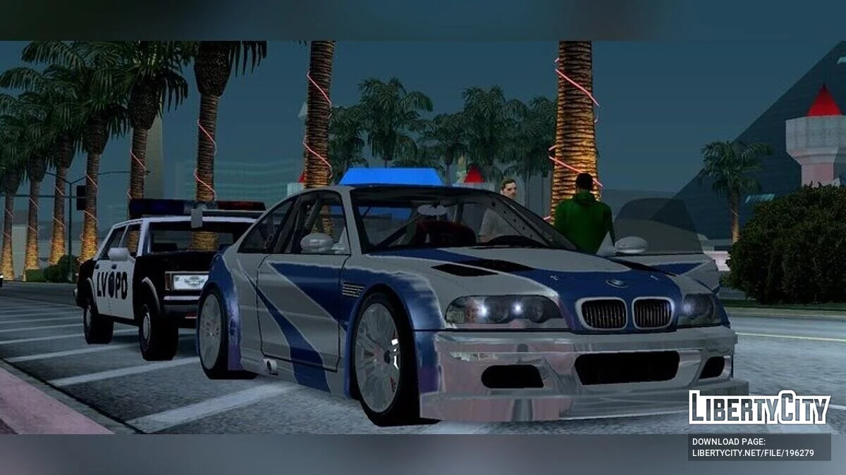 BMW M3 GTR из NFS MW / GTA San Andreas (iOS, Android)