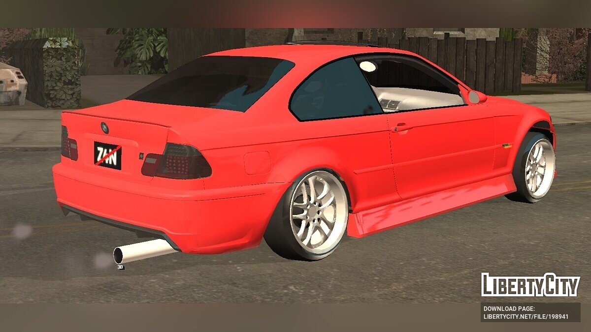 Скачать BMW E46 для GTA San Andreas (iOS, Android)