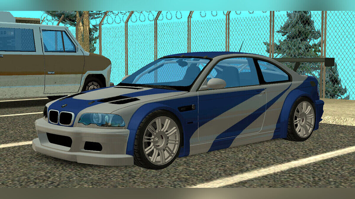 Скачать BMW M3 GTR (NFSMW) для GTA San Andreas (iOS, Android)