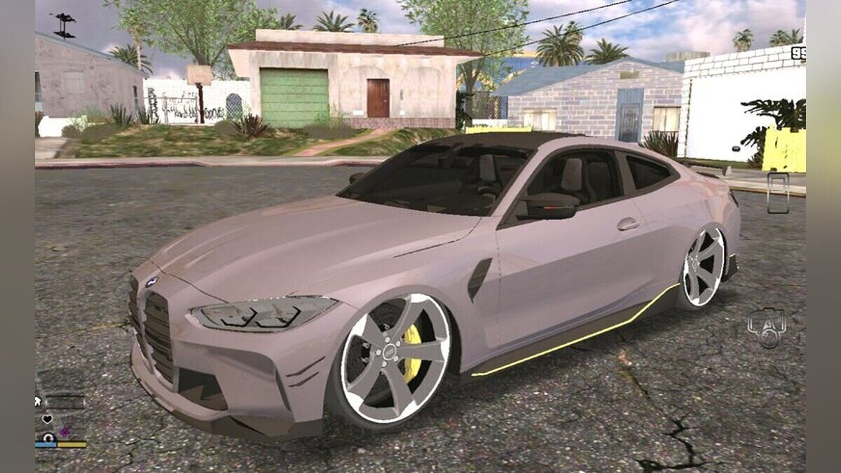 Скачать BMW M4 2021 (только DFF) для GTA San Andreas (iOS, Android)