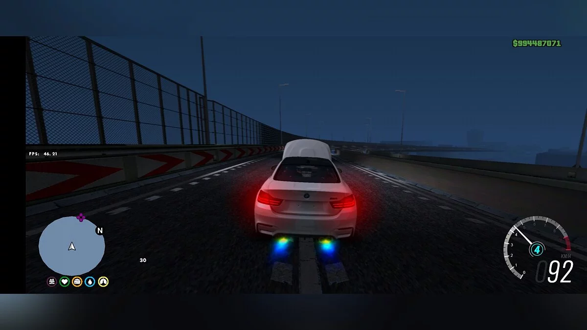 Звук двигателя BMW M4 / GTA San Andreas (iOS, Android)