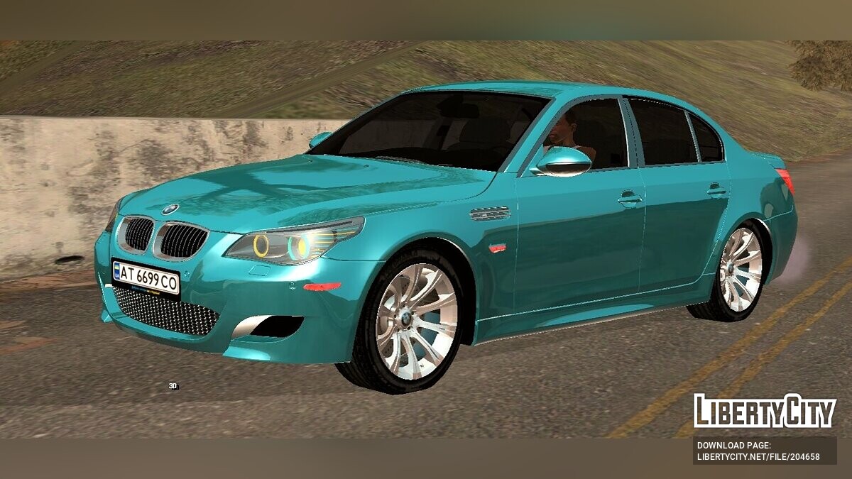 Скачать BMW M5 для GTA San Andreas (iOS, Android)