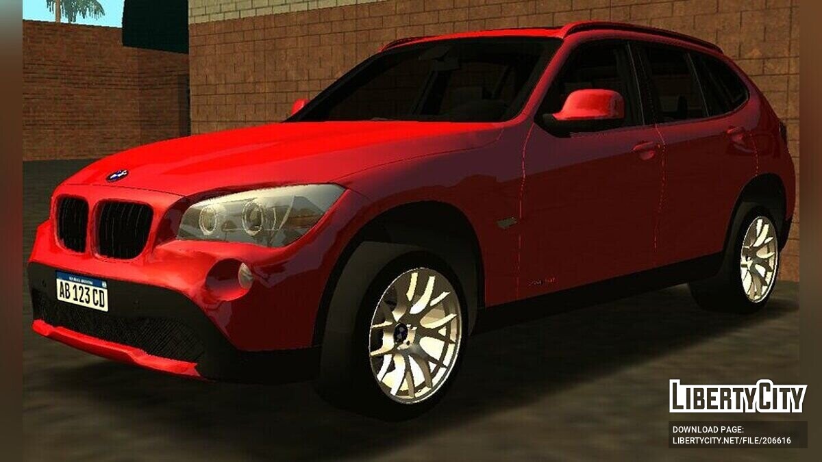 Скачать BMW X1 Argentina (только DFF) для GTA San Andreas (iOS, Android)