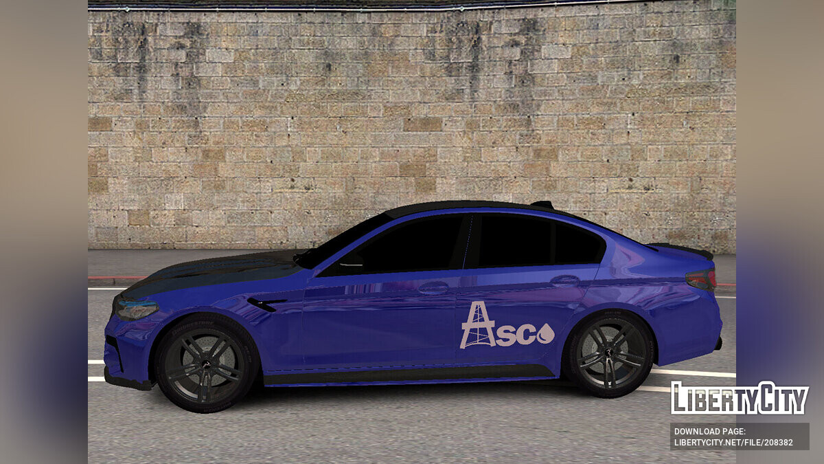 Скачать BMW M5 F90 COMPETITION ASKO для GTA San Andreas (iOS, Android)