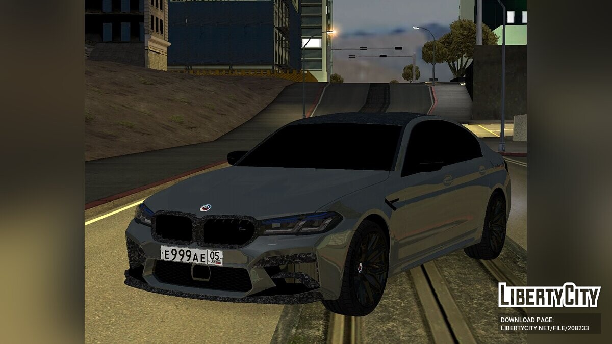 Скачать BMW M5 F90 Competition WENGALLBI для GTA San Andreas (iOS, Android)