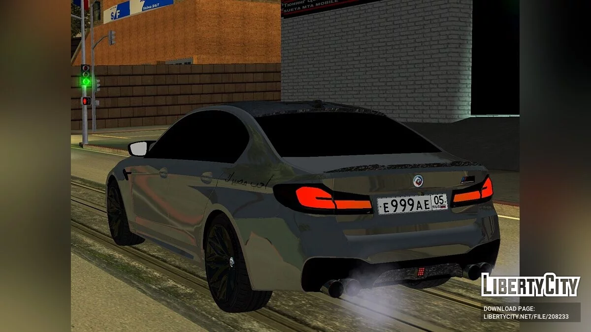 BMW M5 F90 Competition WENGALLBI / GTA San Andreas (iOS, Android)