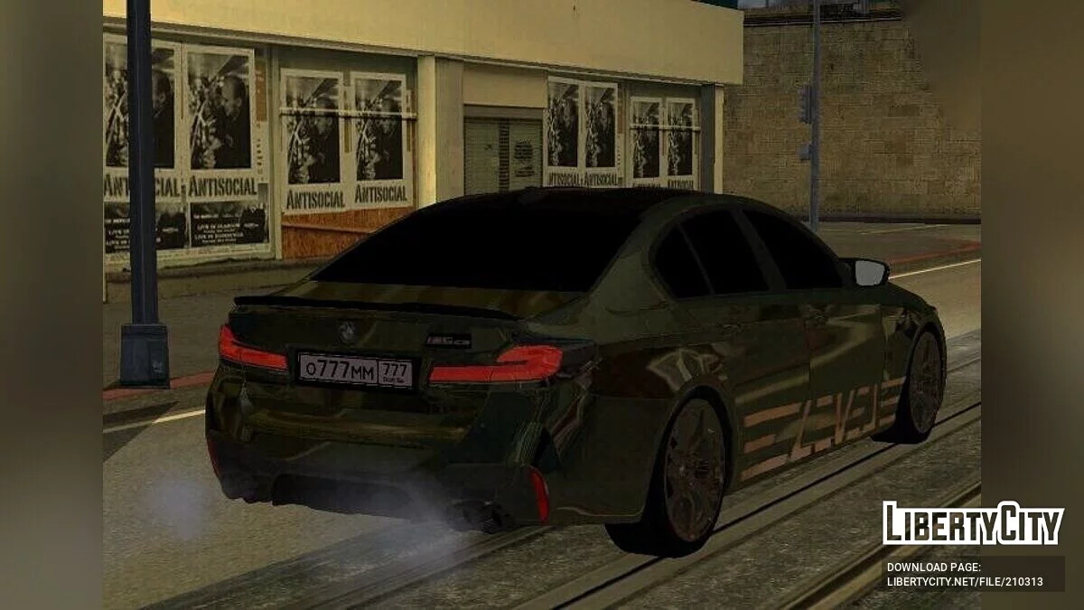 BMW M5 CS LVL TAMAEV / GTA San Andreas (iOS, Android)