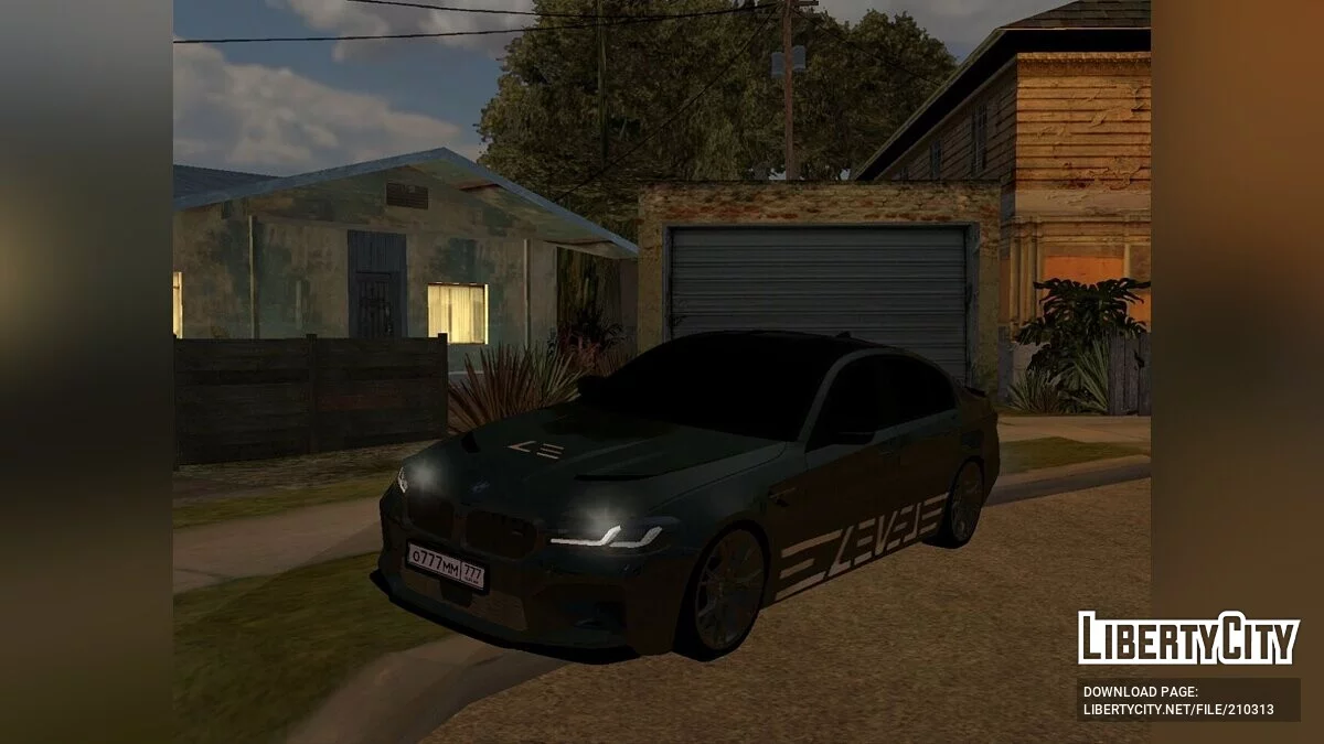 BMW M5 CS LVL TAMAEV / GTA San Andreas (iOS, Android)