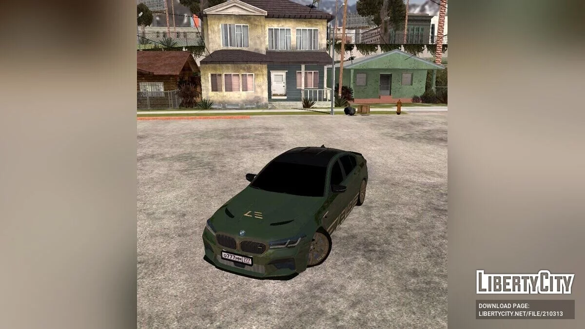 BMW M5 CS LVL TAMAEV / GTA San Andreas (iOS, Android)