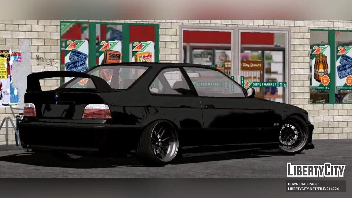 BMW E36 Low Stance / GTA San Andreas (iOS, Android)