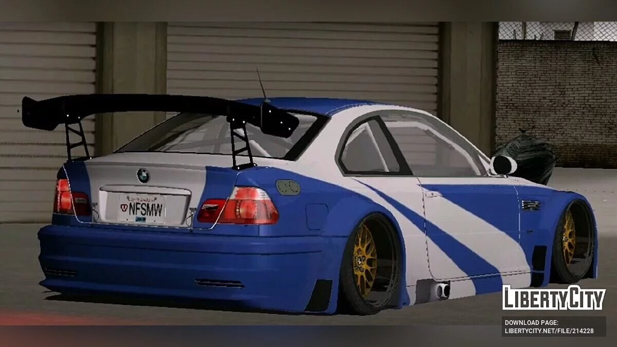 BMW M3 Low Stance / GTA San Andreas (iOS, Android)