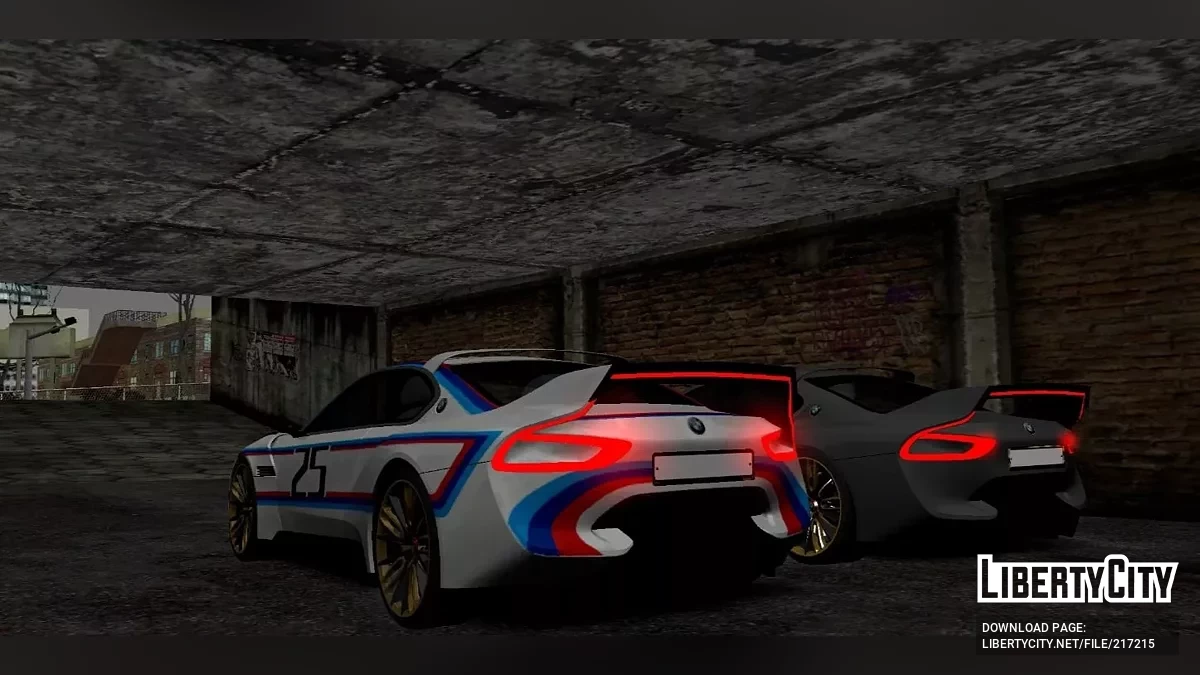 BMW 3.0 CSL Hommage Concept / GTA San Andreas (iOS, Android)