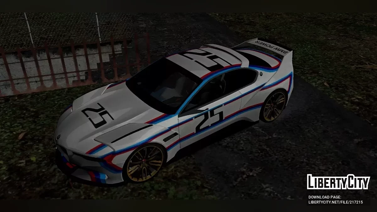 BMW 3.0 CSL Hommage Concept / GTA San Andreas (iOS, Android)