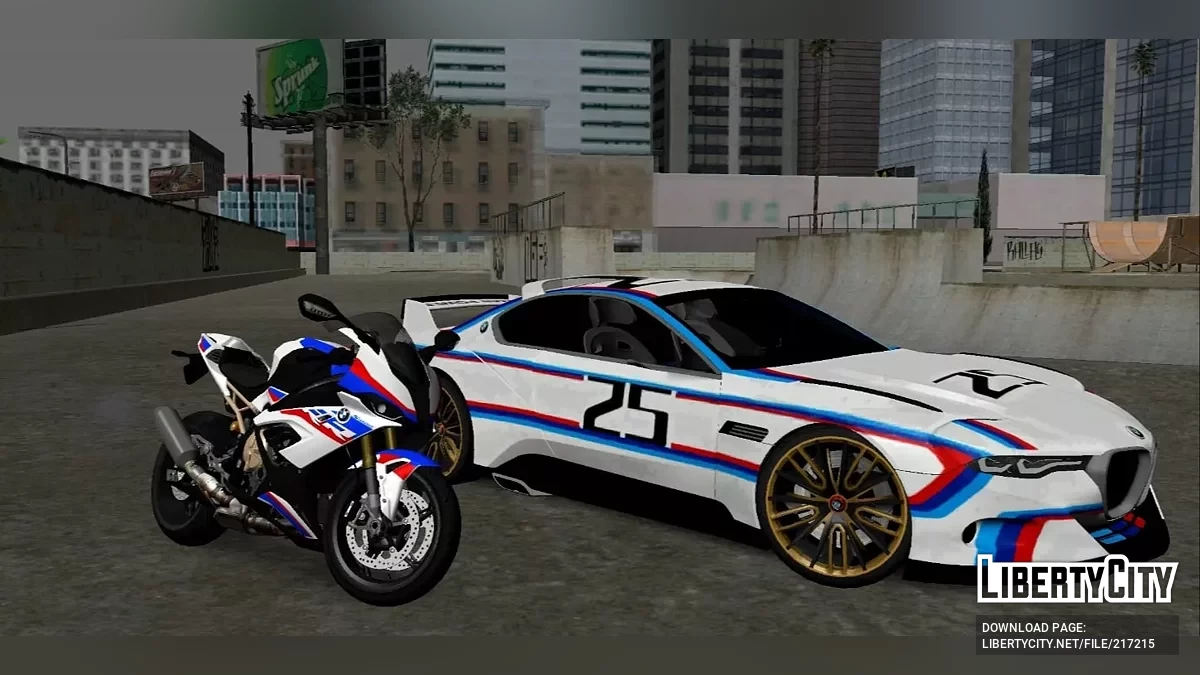 BMW 3.0 CSL Hommage Concept / GTA San Andreas (iOS, Android)