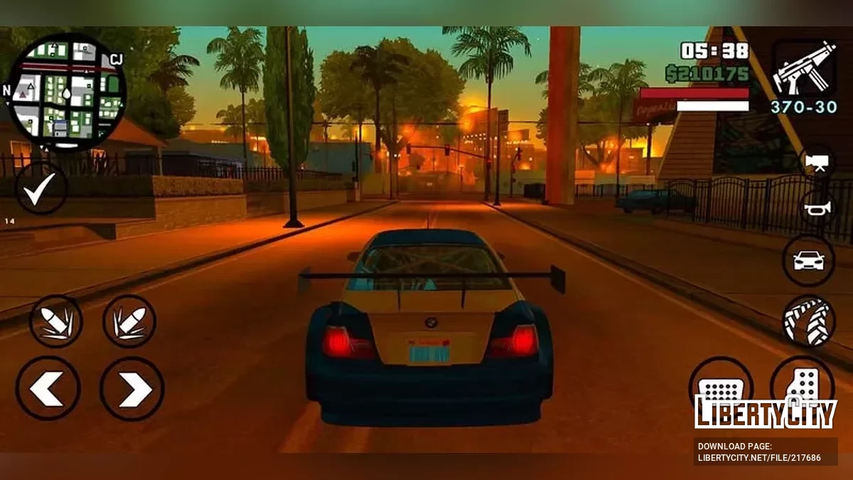 BMW M3 GTR [RPG] / GTA San Andreas (iOS, Android)