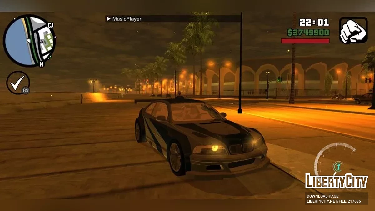 BMW M3 GTR [RPG] / GTA San Andreas (iOS, Android)