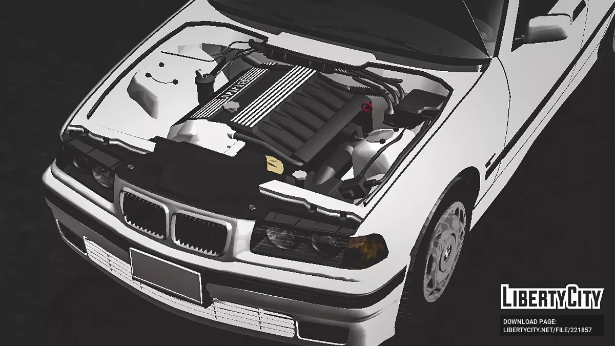 1997 BMW 320i E36 Facelift / GTA San Andreas (iOS, Android)