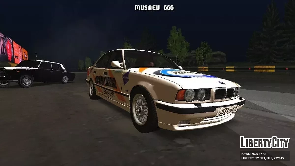 BMW 535I Е34 Дорожный патруль ТВ-6 Москва / GTA San Andreas (iOS, Android)
