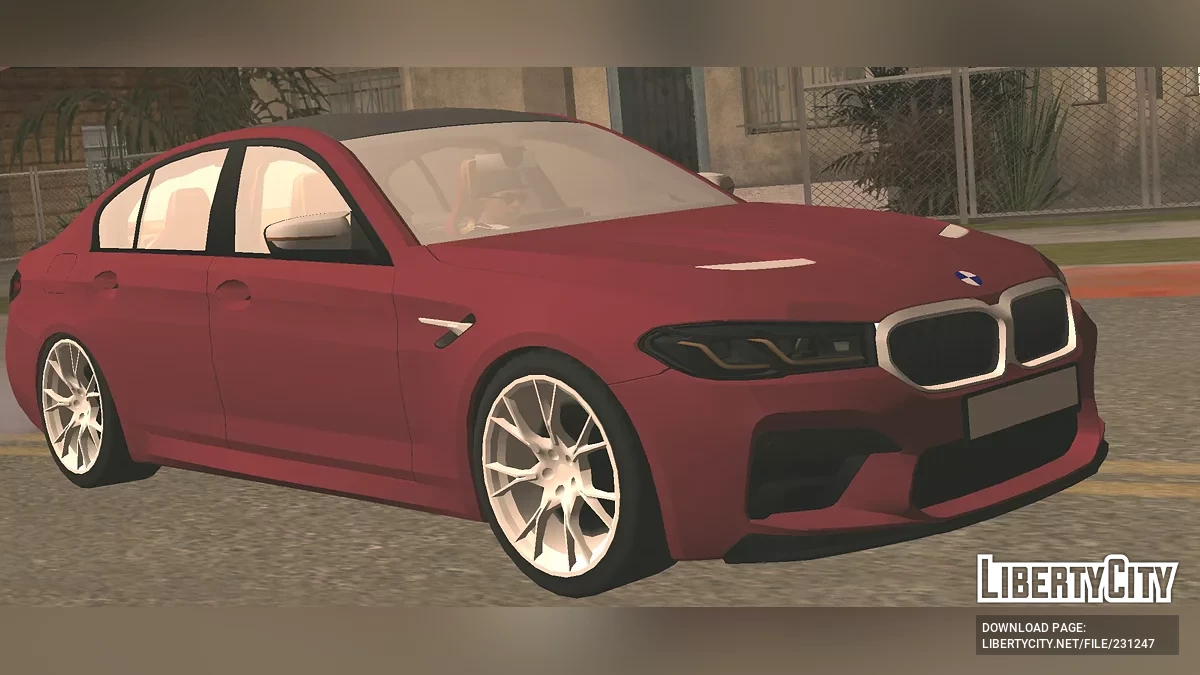 BMW M5 CS (Low Poly + DFF Only) / GTA San Andreas (iOS, Android)