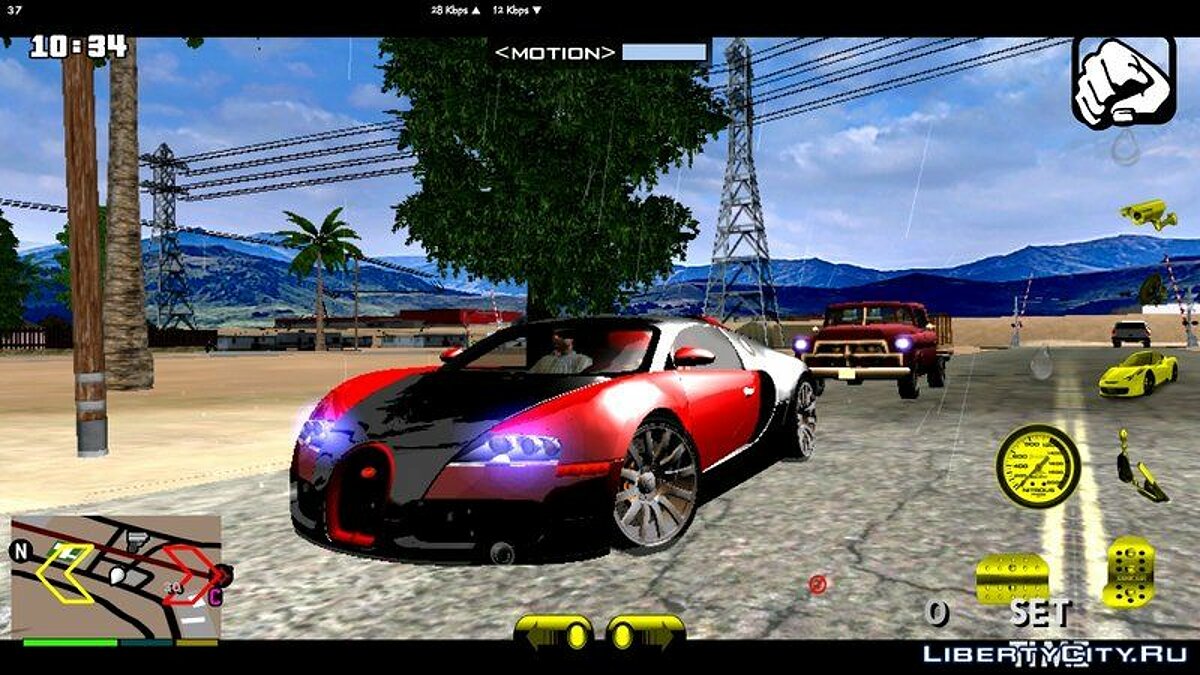 Bugatti Veyron 16.4 для GTA San Andreas (iOS, Android) - Картинка #3