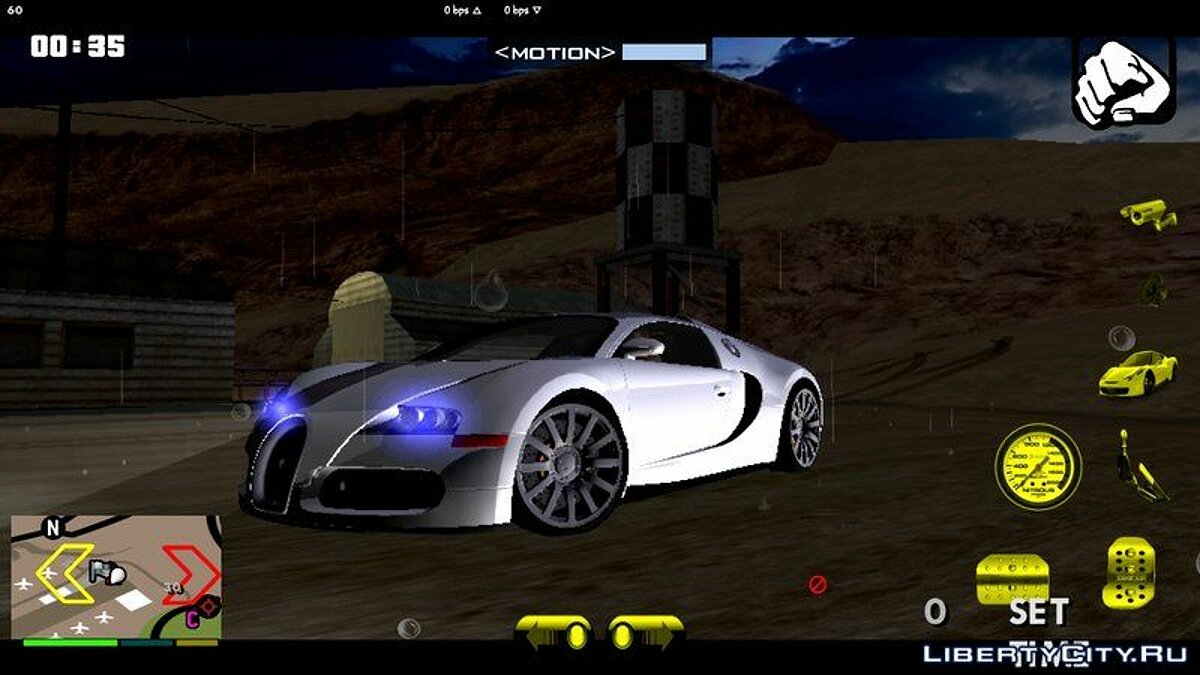 Bugatti Veyron 16.4 для GTA San Andreas (iOS, Android) - Картинка #5