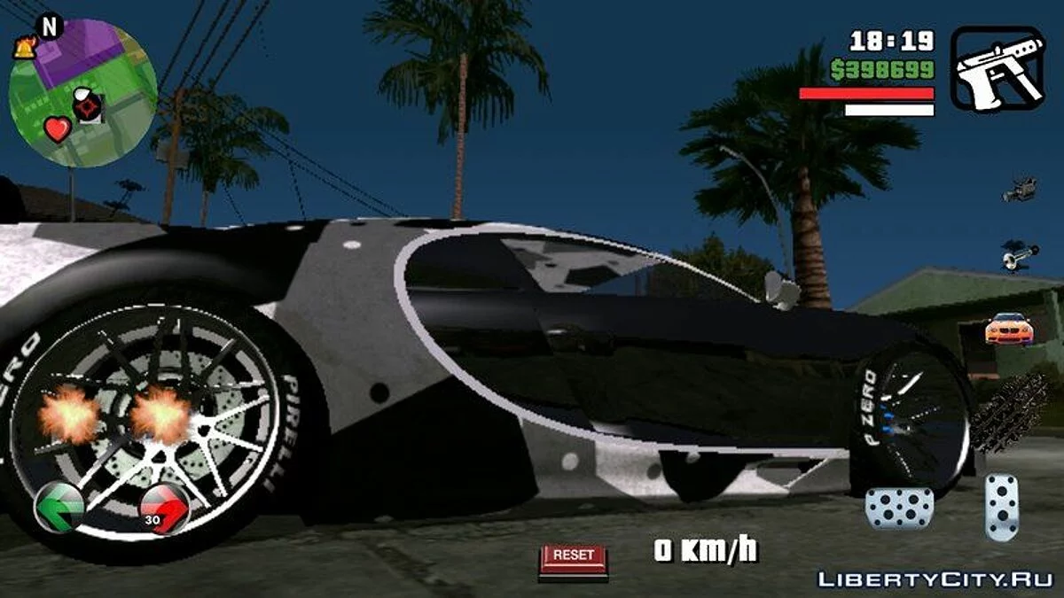 Bugatti Chiron LB Works / GTA San Andreas (iOS, Android)