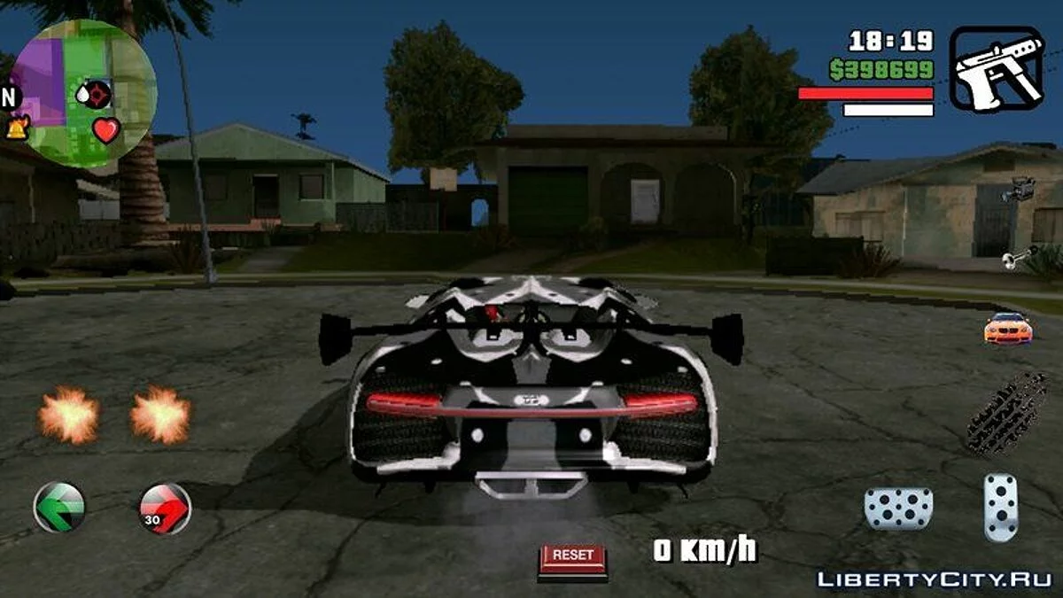 Bugatti Chiron LB Works / GTA San Andreas (iOS, Android)