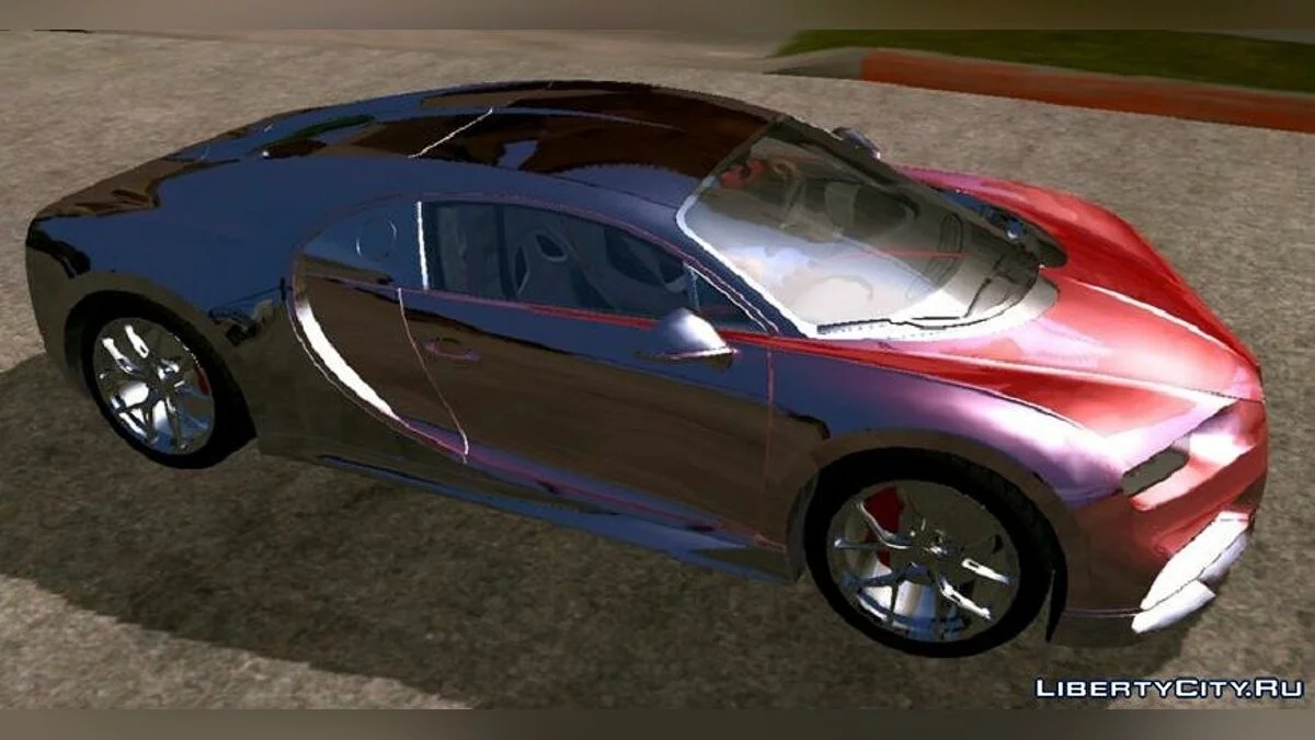 2018 Bugatti Chiron Sports / GTA San Andreas (iOS, Android)