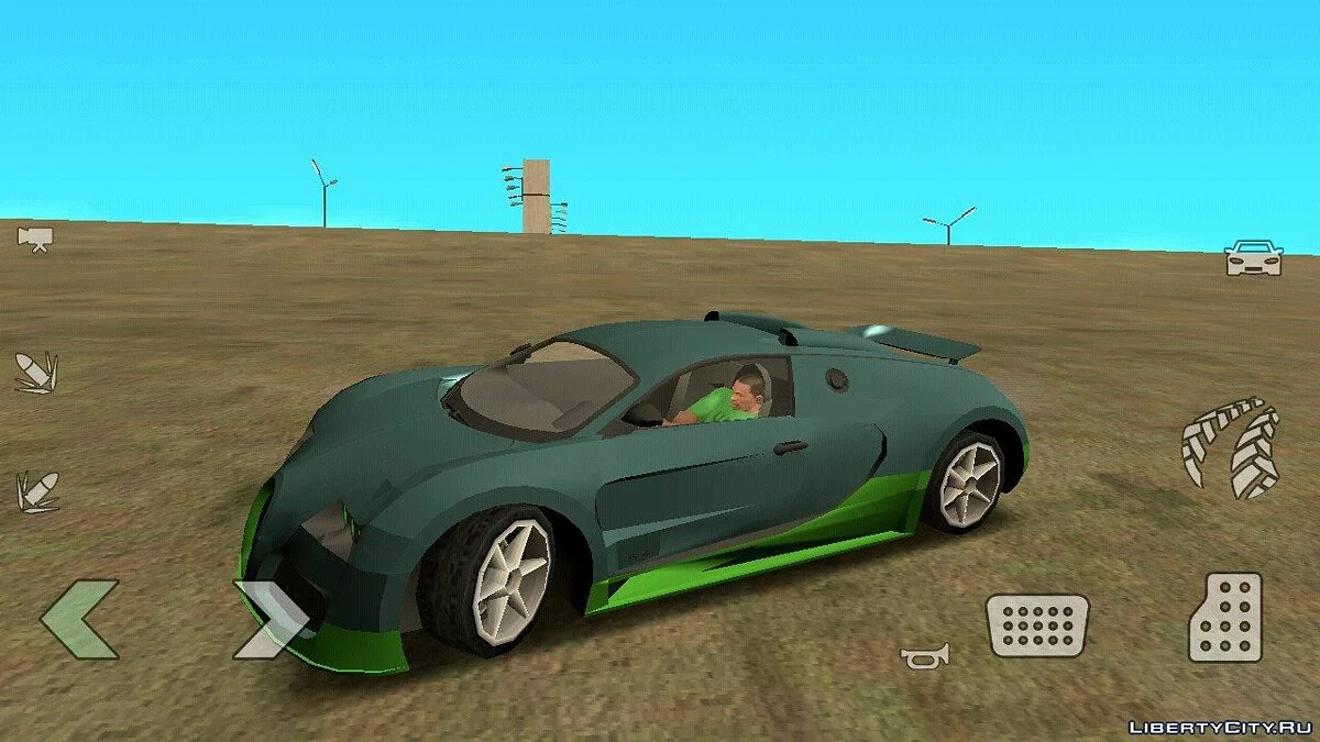 Bugatti Veyron (только DFF) / GTA San Andreas (iOS, Android)