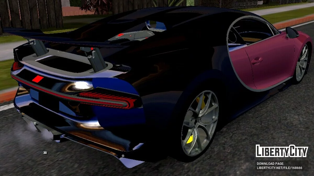 Bugatti Chiron (только DFF) / GTA San Andreas (iOS, Android)