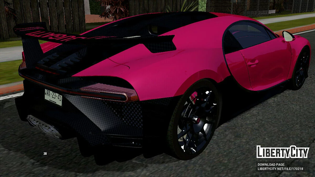 Bugatti Chiron Pur Sport (только DFF) / GTA San Andreas (iOS, Android)