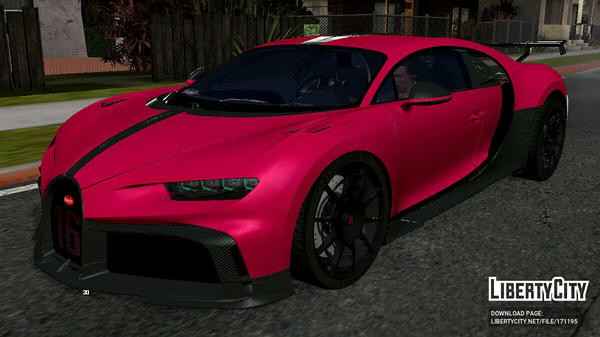 Скачать Bugatti Chiron Pur Sport для GTA San Andreas (iOS, Android)