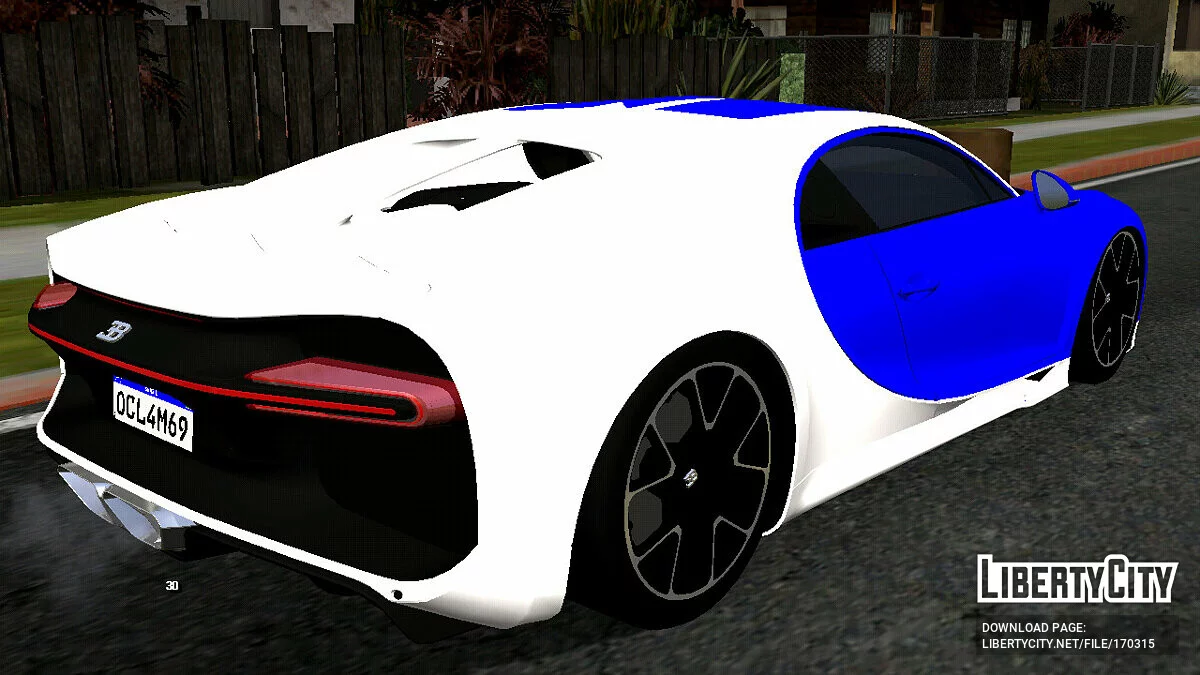 Bugatti Chiron (только DFF) / GTA San Andreas (iOS, Android)