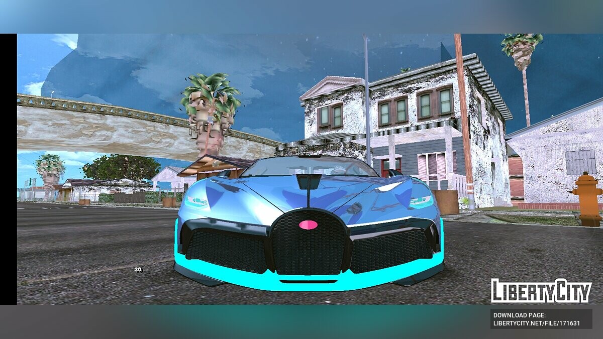 Скачать Buggati Chiron для GTA San Andreas (iOS, Android)