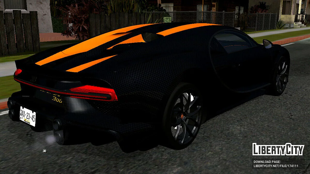 Bugatti Chiron SS 300+ (только DFF) / GTA San Andreas (iOS, Android)