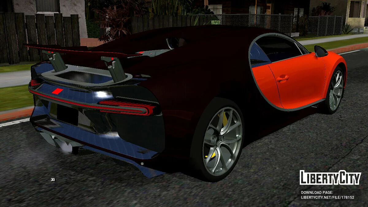 Buggati Chiron (только DFF) / GTA San Andreas (iOS, Android)