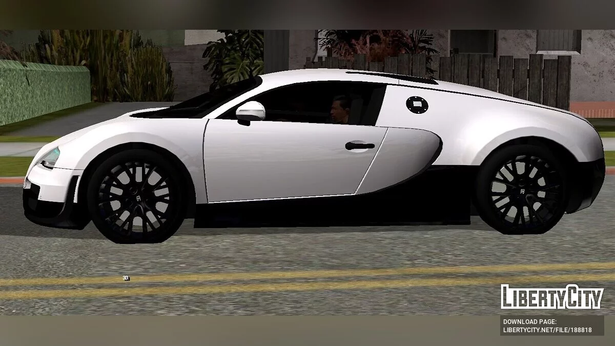 Bugatti Veyron (только DFF) / GTA San Andreas (iOS, Android)