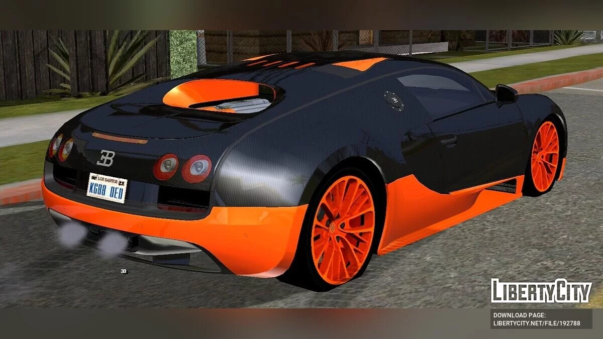 Bugatti Veyron Supersports World Record / GTA San Andreas (iOS, Android)