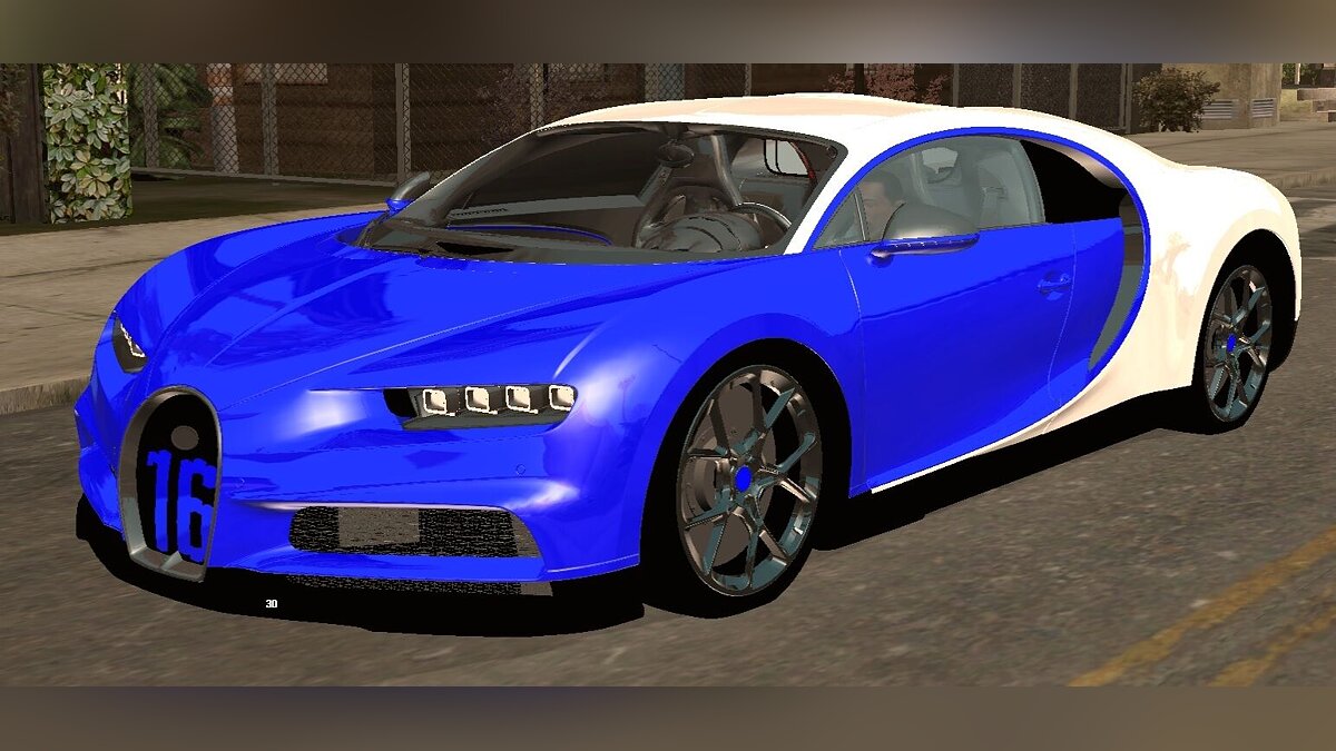 Скачать Bugatti Chiron (только DFF) для GTA San Andreas (iOS, Android)