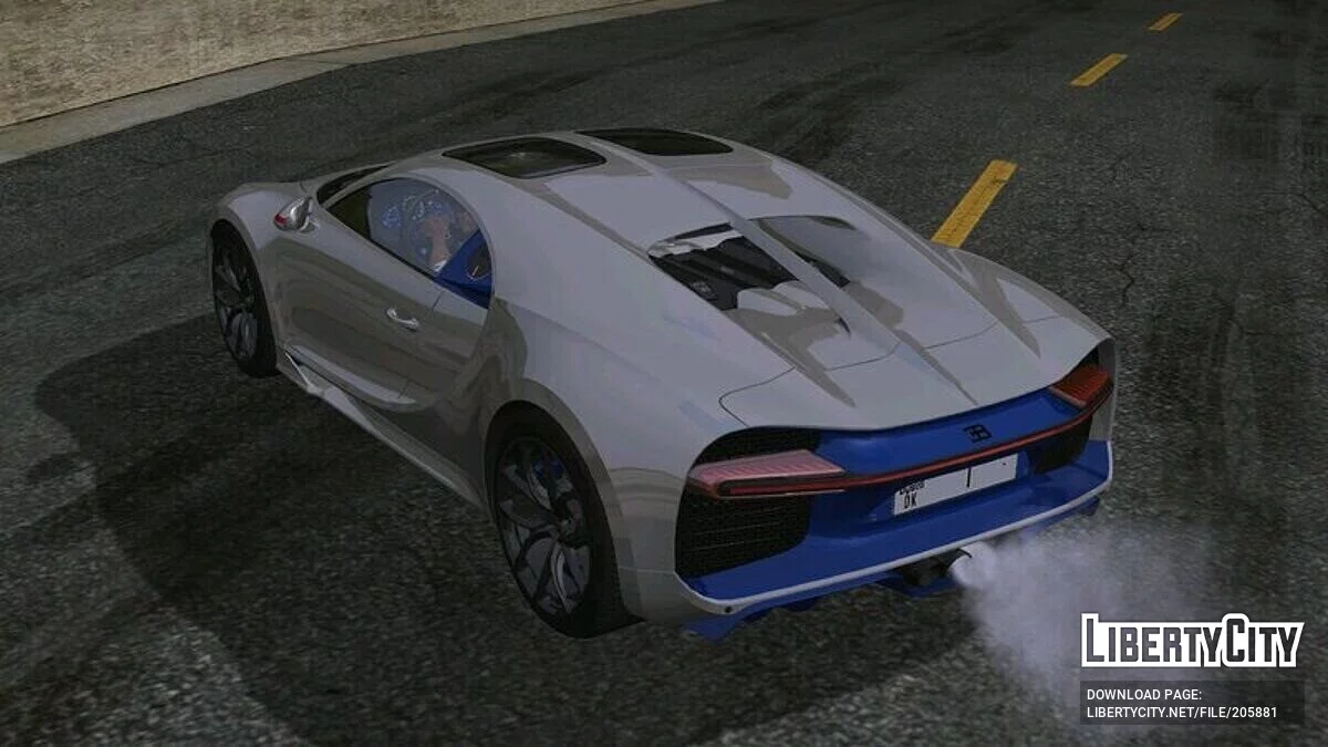 Bugatti Chiron Ans 110 for Mobile / GTA San Andreas (iOS, Android)