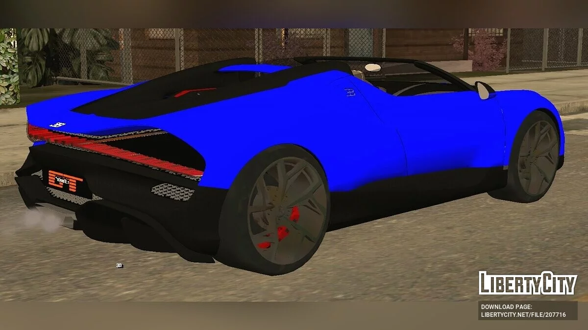 Bugatti Mistral 2024 (только DFF) / GTA San Andreas (iOS, Android)