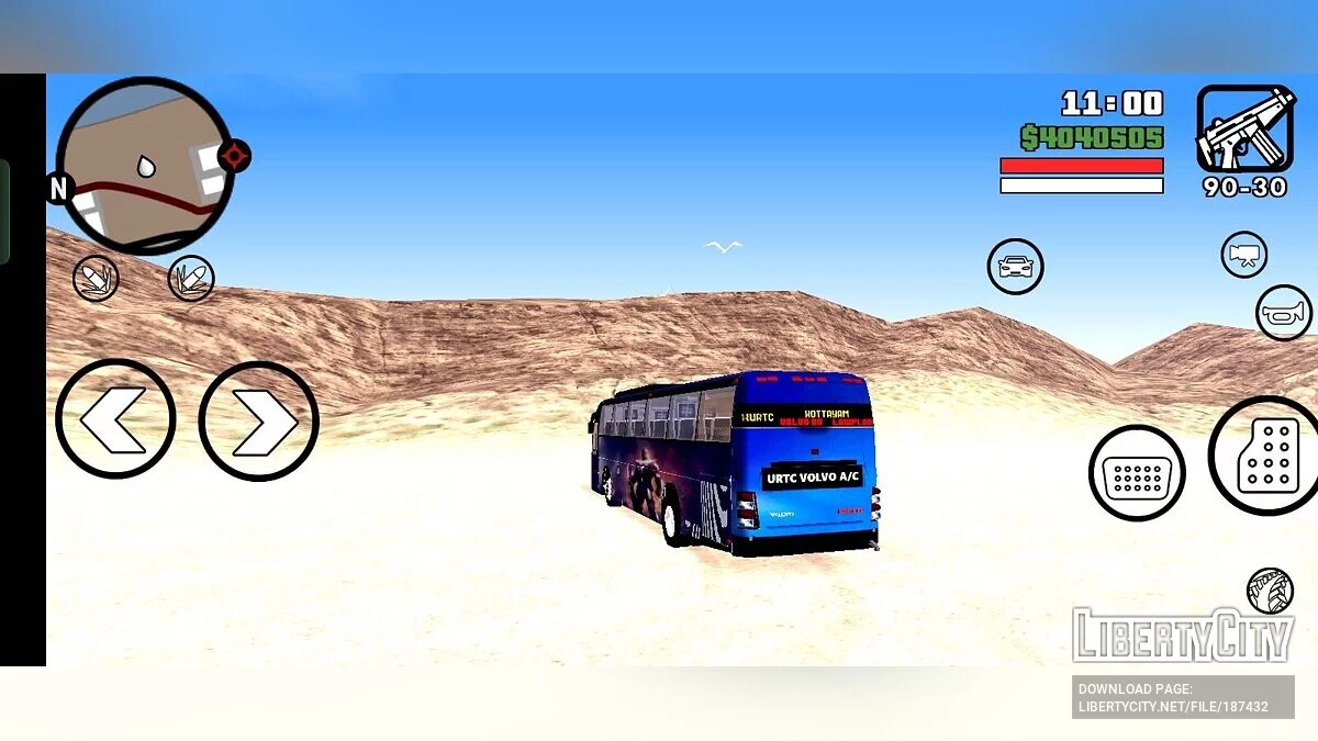 KSRTC Avengers Special Edition Bus / GTA San Andreas (iOS, Android)