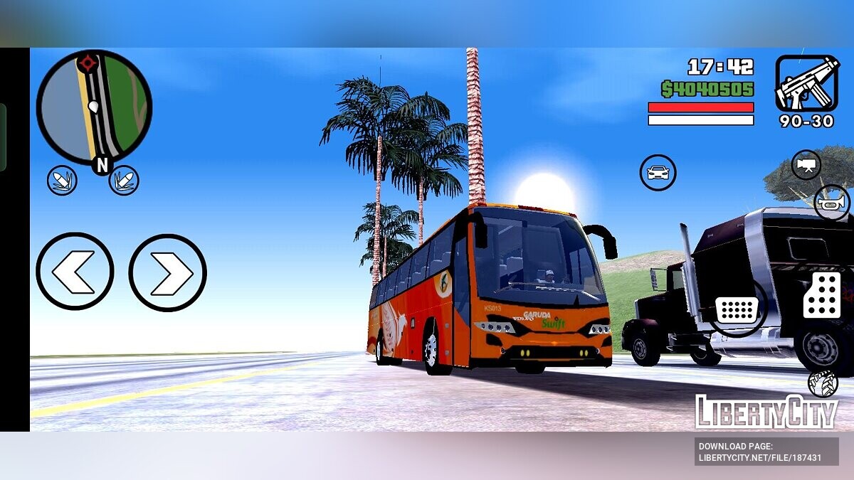 Скачать KSRTC SWIFT AC SEATER BUS для GTA San Andreas (iOS, Android)