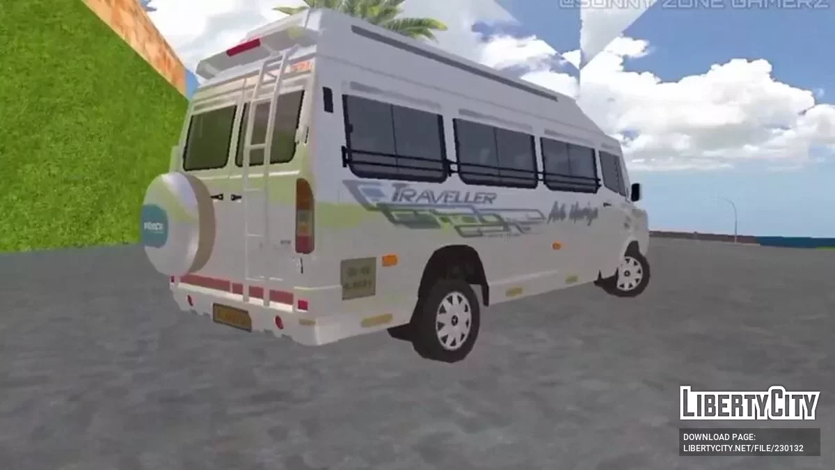 Force Traveller (индийский микроавтобус) / GTA San Andreas (iOS, Android)