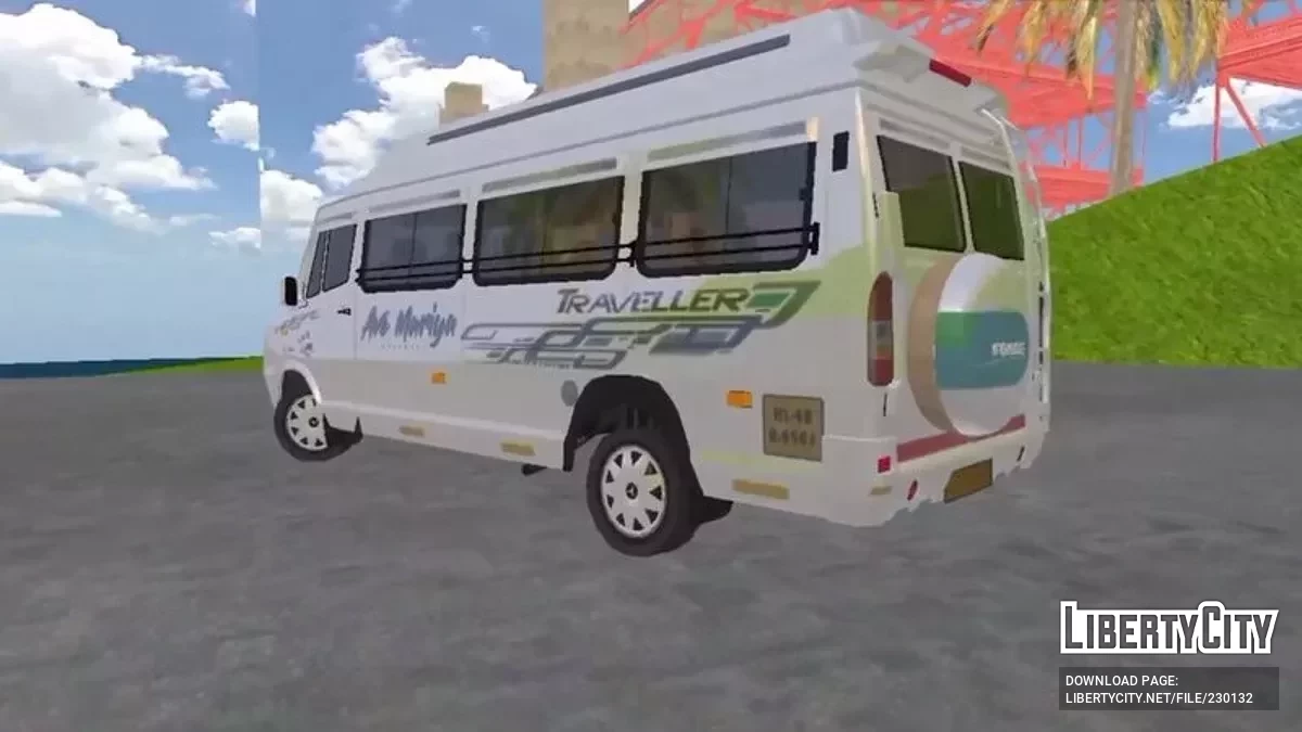 Force Traveller (индийский микроавтобус) / GTA San Andreas (iOS, Android)