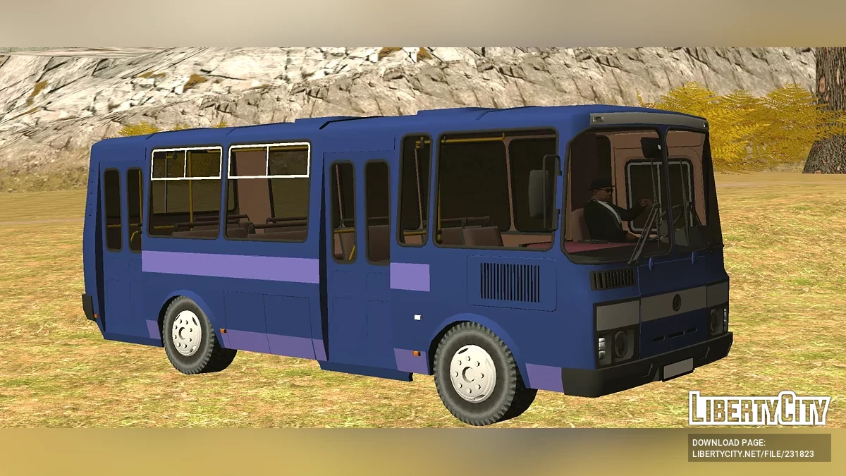 Paz 32053 hq poly + low poly + только dff / GTA San Andreas (iOS, Android)